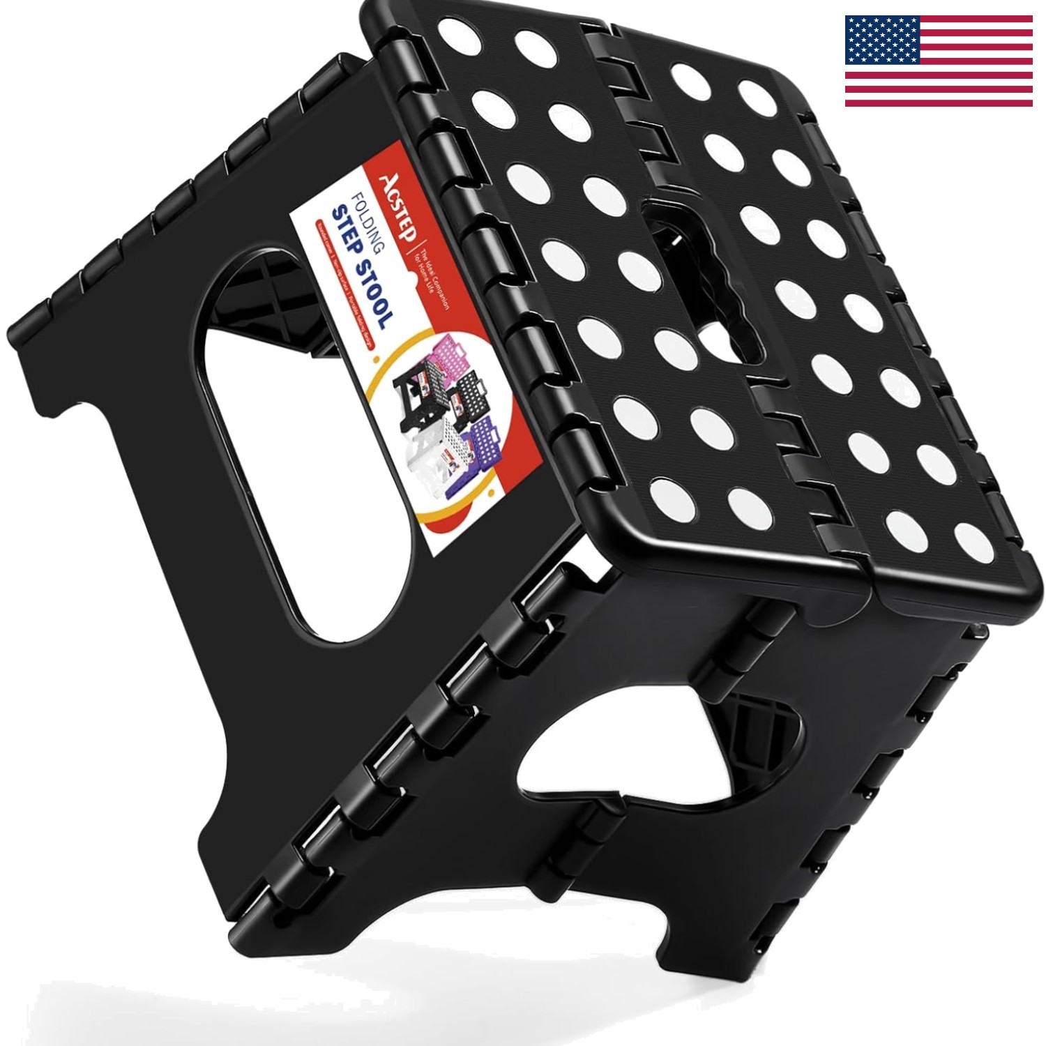 Lightweight 7.5-Inch Folding Kids Stool – Perfect for Potty Training & Beyond