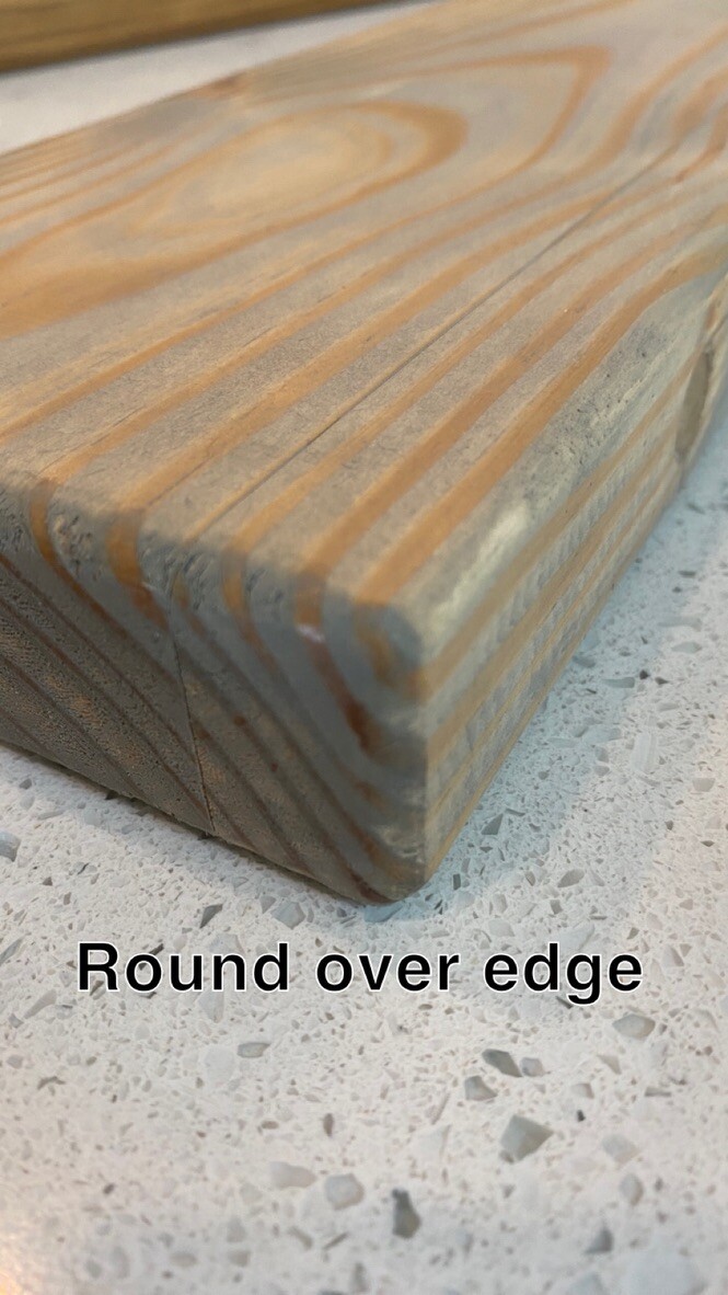 EASY install floating shelves solid wood handmade 4 colors screws & bit provided