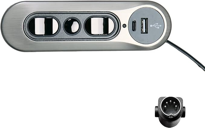 Power Recliner Lift Chair Kaidi 5 Button 5 Pin Control Switch with USB A C Ports