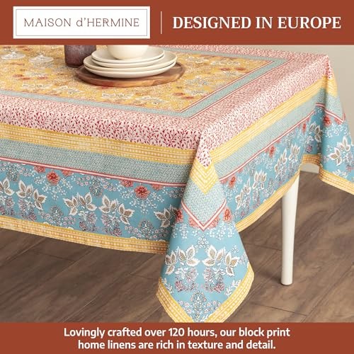 Table Cloth Rectangle Table 100% Cotton 60 x 90 Inches Tablecloth Reusable