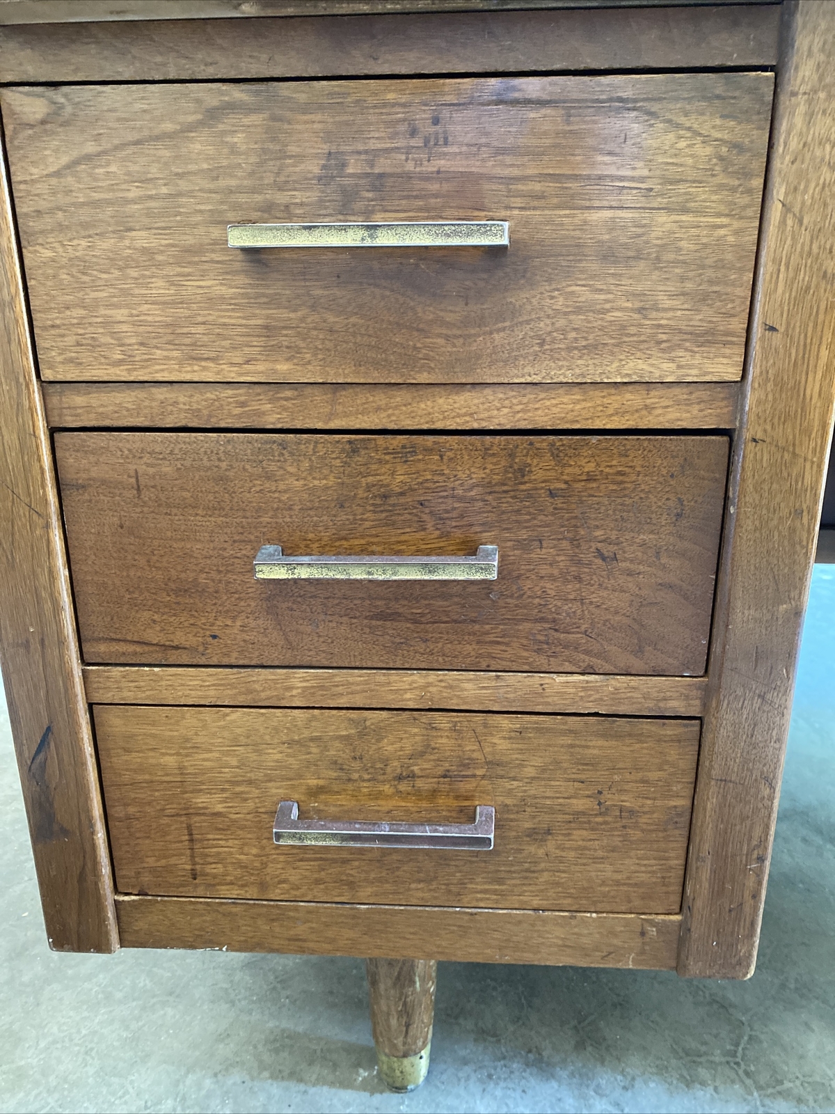Vintage 60s 70s INDIANA DESK Co. *No Key *See Description *Local Pickup Only