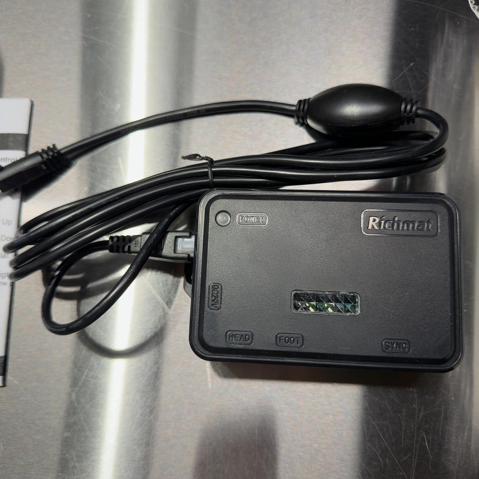 Richmat HJC25 Adjustable Bed Control Box Replacement Wireless Remote 2 Motor