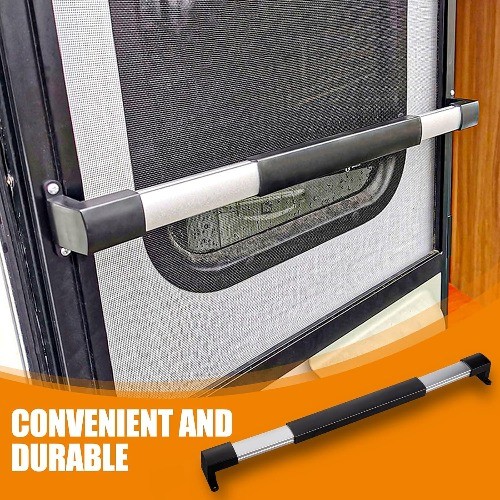 Screen Door Cross Bar Handle Universal, Door Handle Adjustable from 21 5/8″ to 2