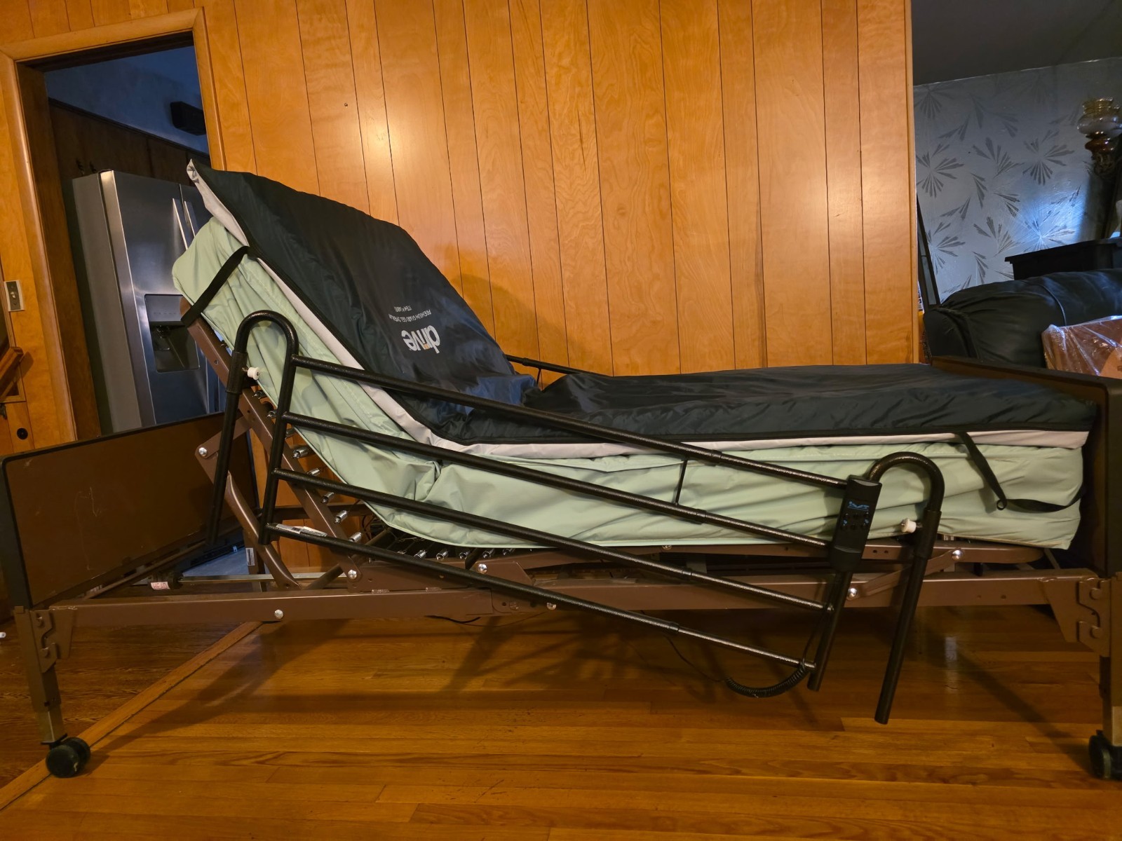 Drive Full Electric Hospital Bed with Premium Gel Overlay Mattress