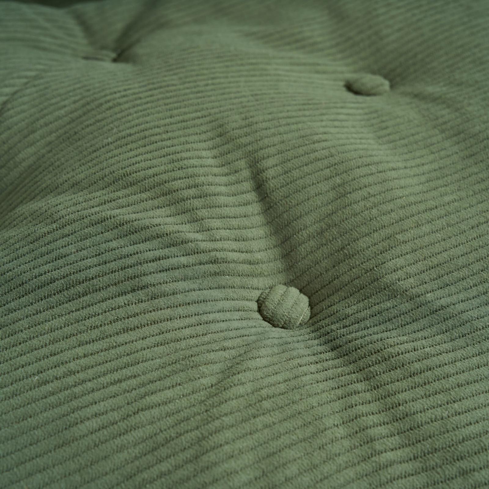 Folding Full Size Sleeper Sofa Bed Corduroy Loveseat Futon Couch Green