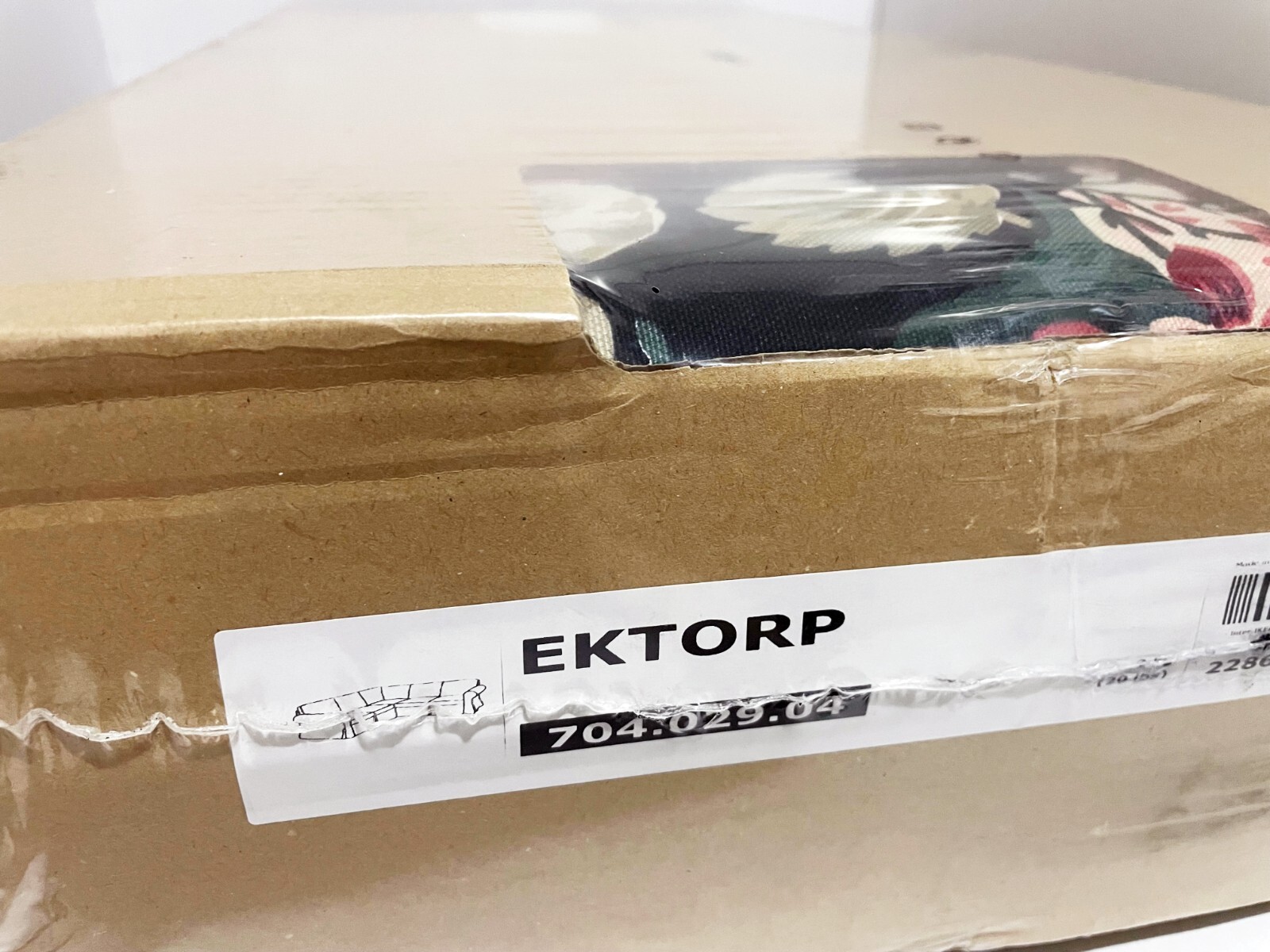 Ikea EKTORP 4 Seat sectional COVER ONLY, lingbo multi floral 704.029.04 – NEW