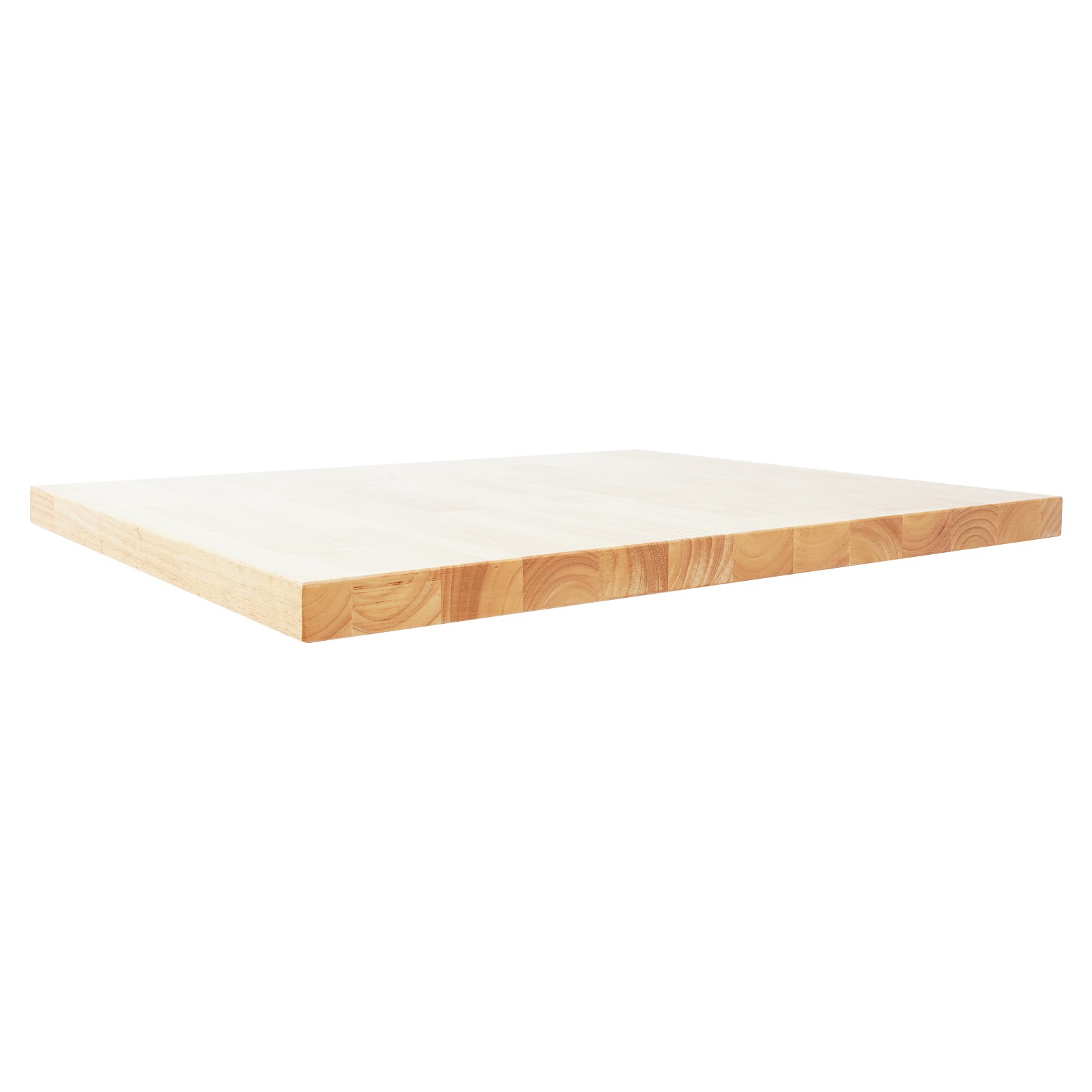 Modern Rectangular Countertop Rubber Wood Countertop Standard Countertop Durable