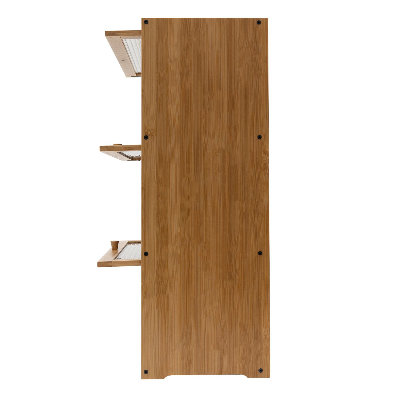 Storage Cabinet, Countertop Cabinet, Bamboo Organizer for Kitchen Living Room