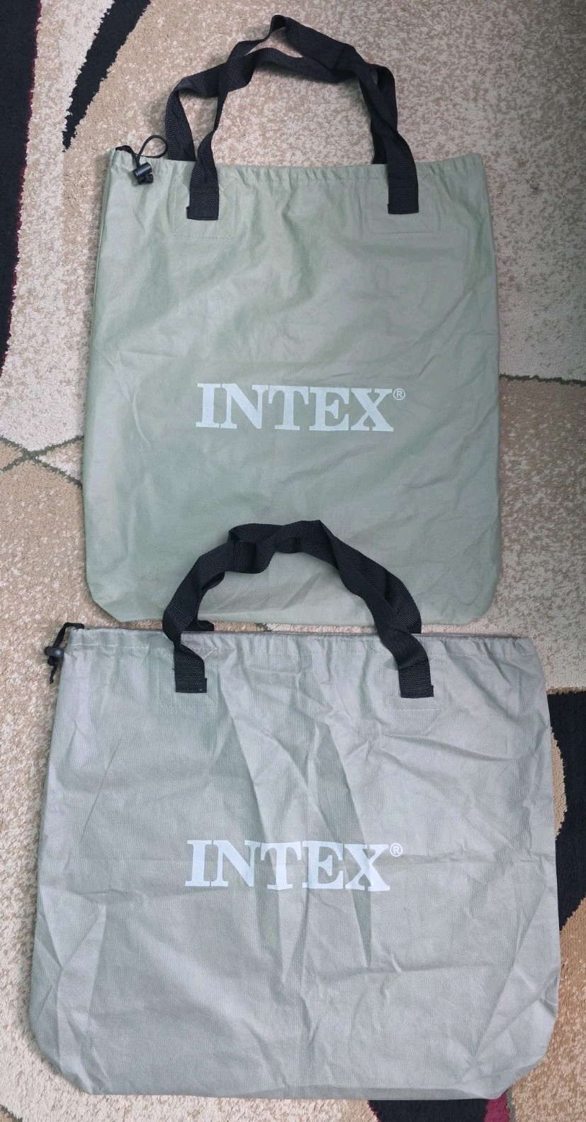 2X Intex Large Inflatable Mattress Bed Storage Bag/Case 23″ x 20″ BAG ONLY