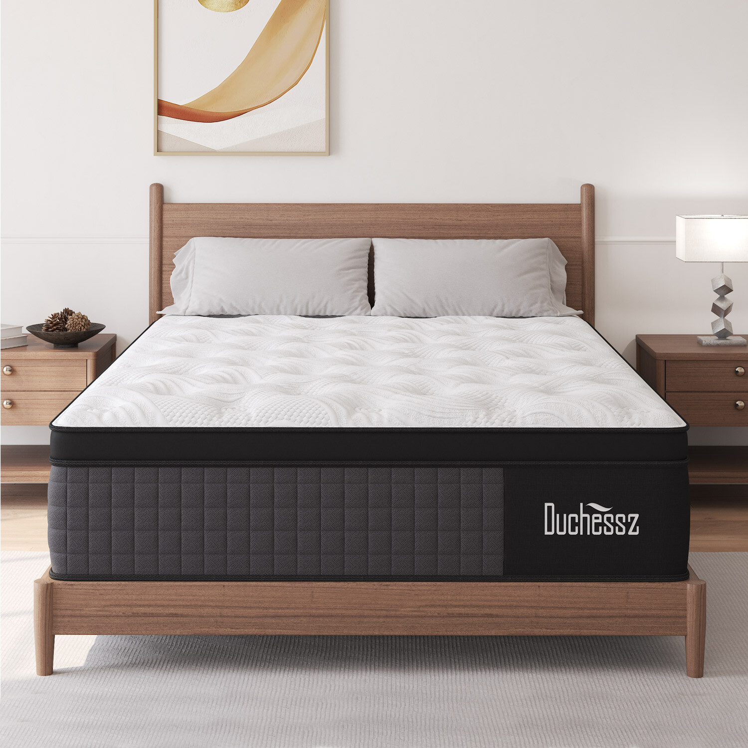 12″14″ Twin Full Queen King Size Mattress in a Box Hybrid Spring Memory Foam