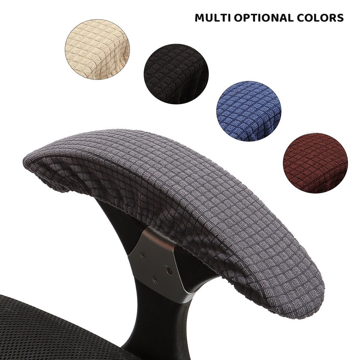 Stretch Chair Armrest Covers Computer Chair Elbow Arm Rest Protector Removable