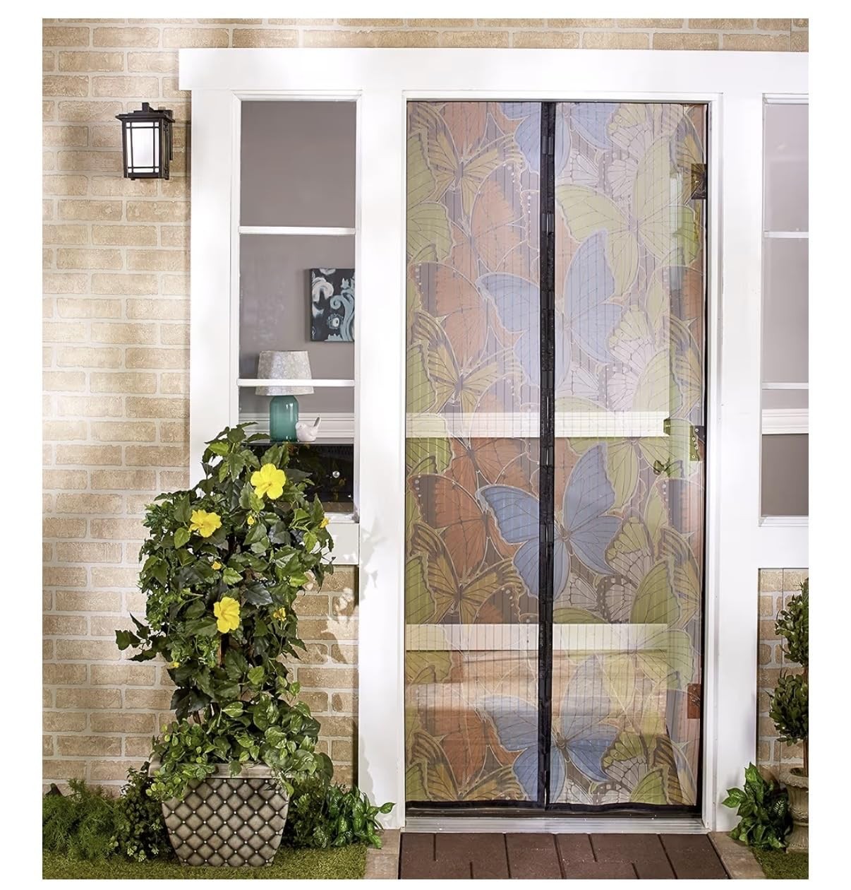 Total Vision Butterfly Pattern – Quick Install Mesh Magnetic Multicolored