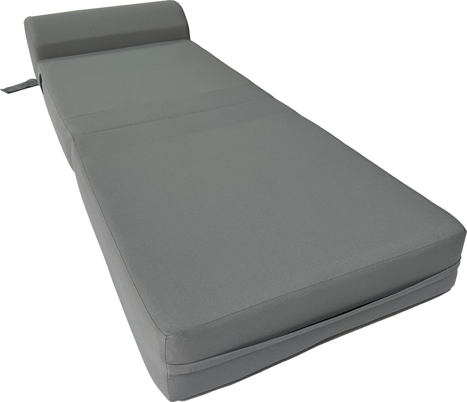 Sleeper Chair Folding Foam Beds, Portable Sofa Bed Sit Sleep 6 x 24 x 70 Gray