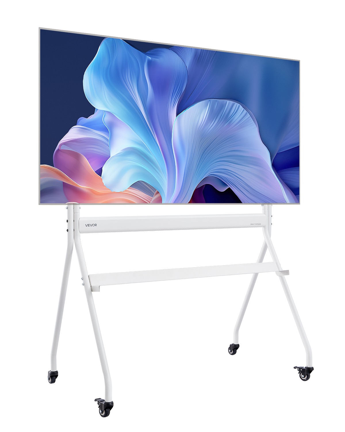 Rolling TV Stand Mobile TV Cart Holds Up to 198 lbs for 35-100 In Screens