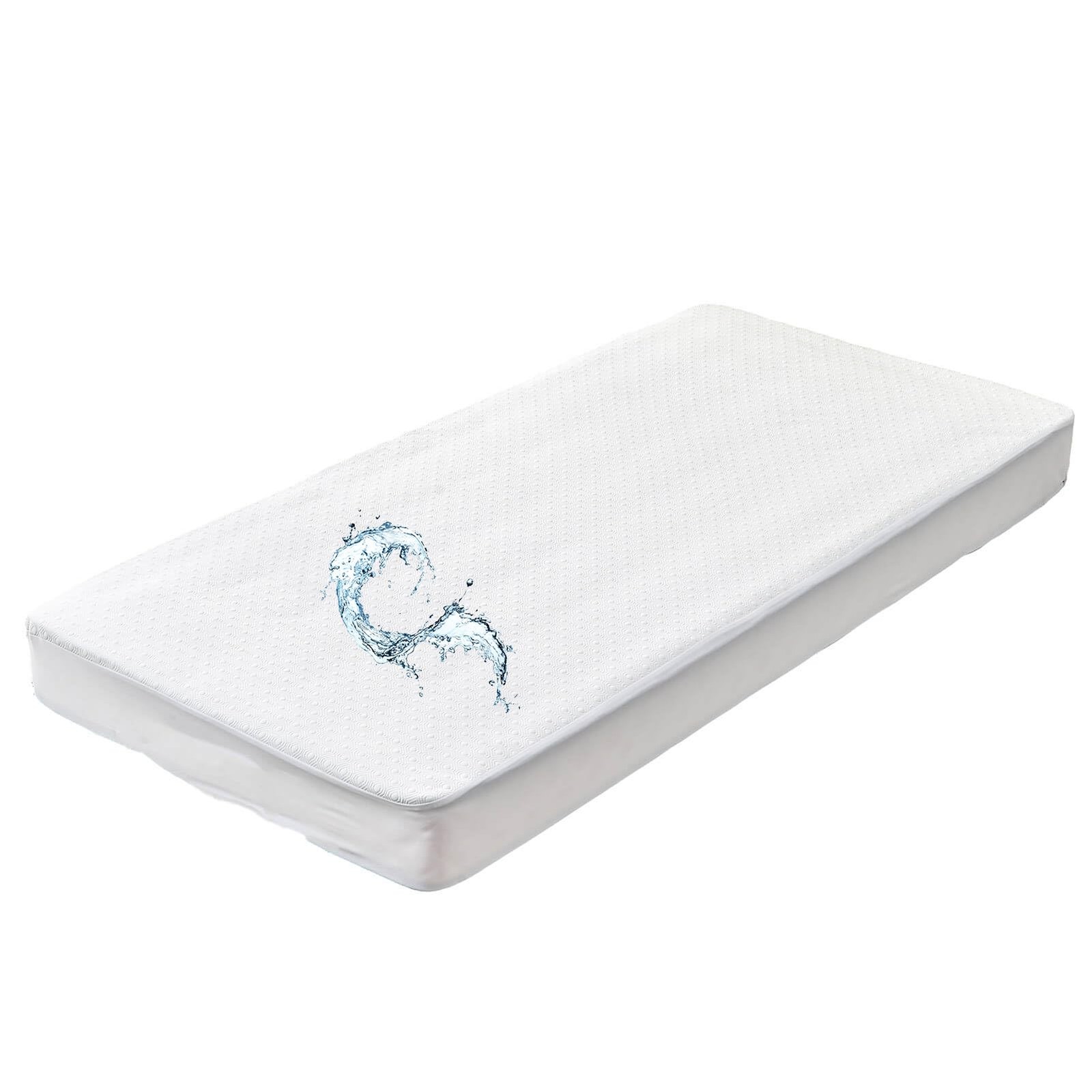 Waterproof RV Bunk Mattress Protector for Bunk=Narrow Twin (30×75), White