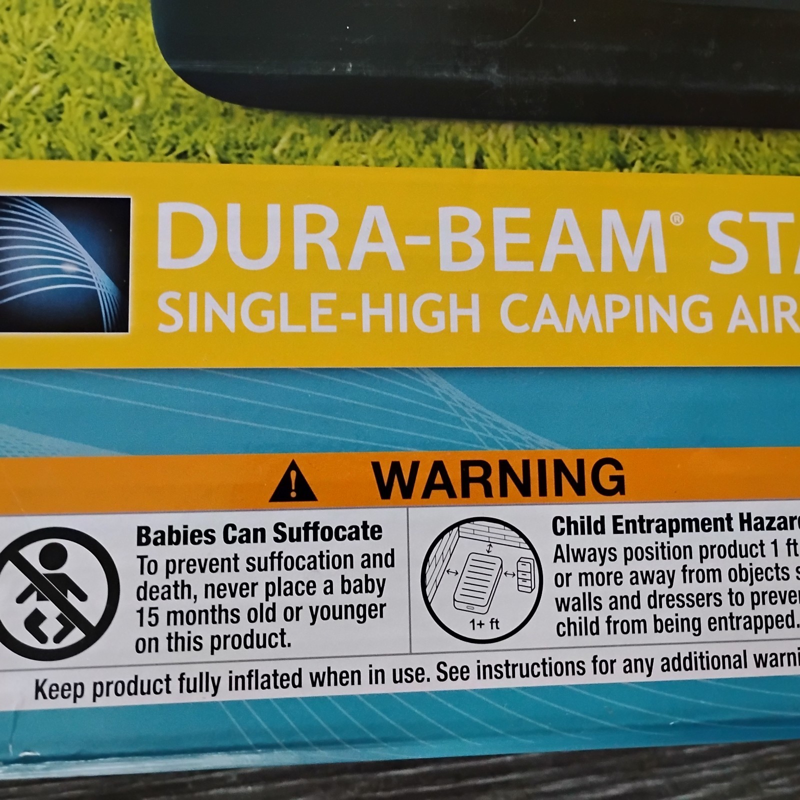 Intex 10″ King Standard Dura-Beam Airbed Mattress – Pump Not Included