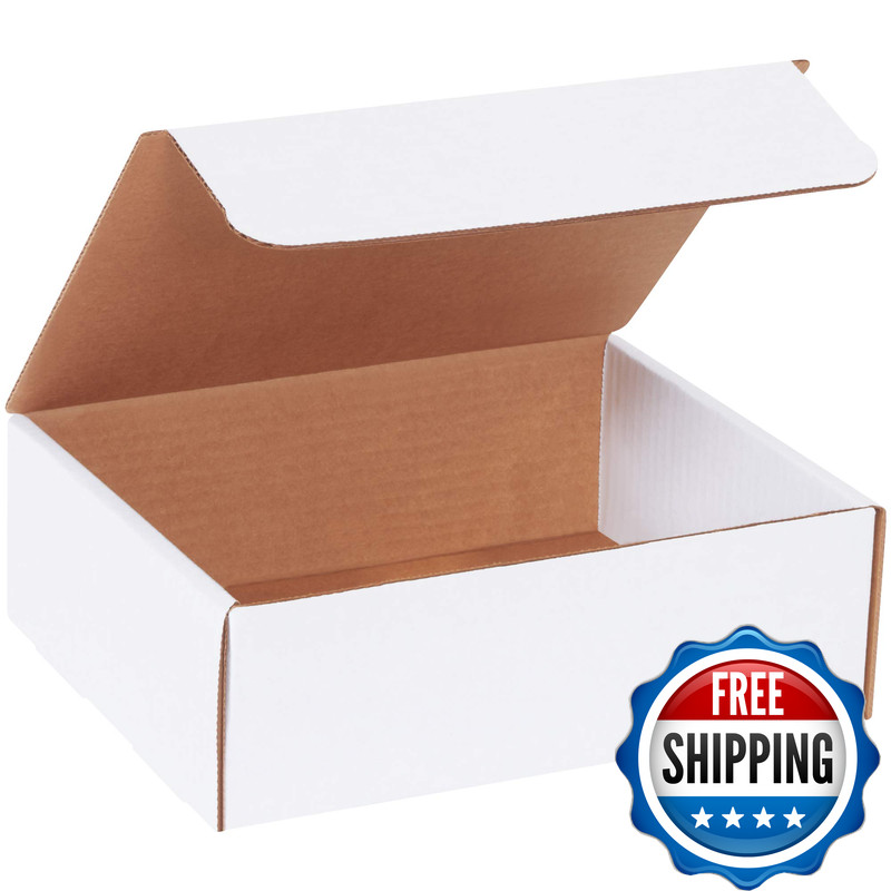Box Usa Usa Bml973 9L X 7 1/2W X 3H White Pack Of 50
