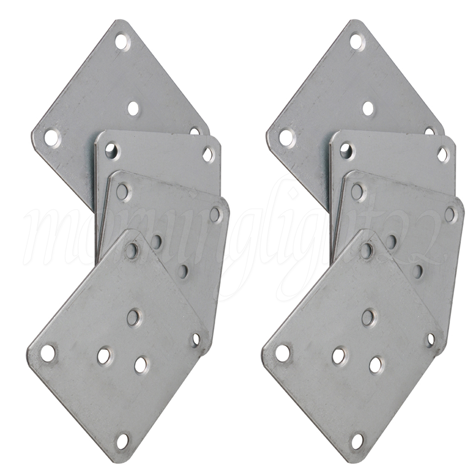 2.75×2.75 Inch Furniture Leg Mounting Plates for Couche Seat Repair Set of 8