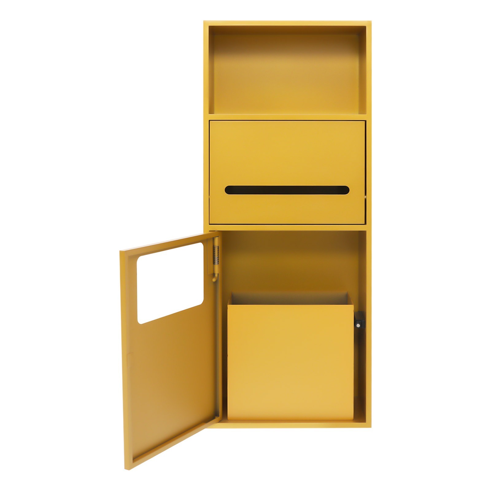 Shower Bathroom Trash Can, In-wall Trash Bin Cabinet, Storage Cabinet gold