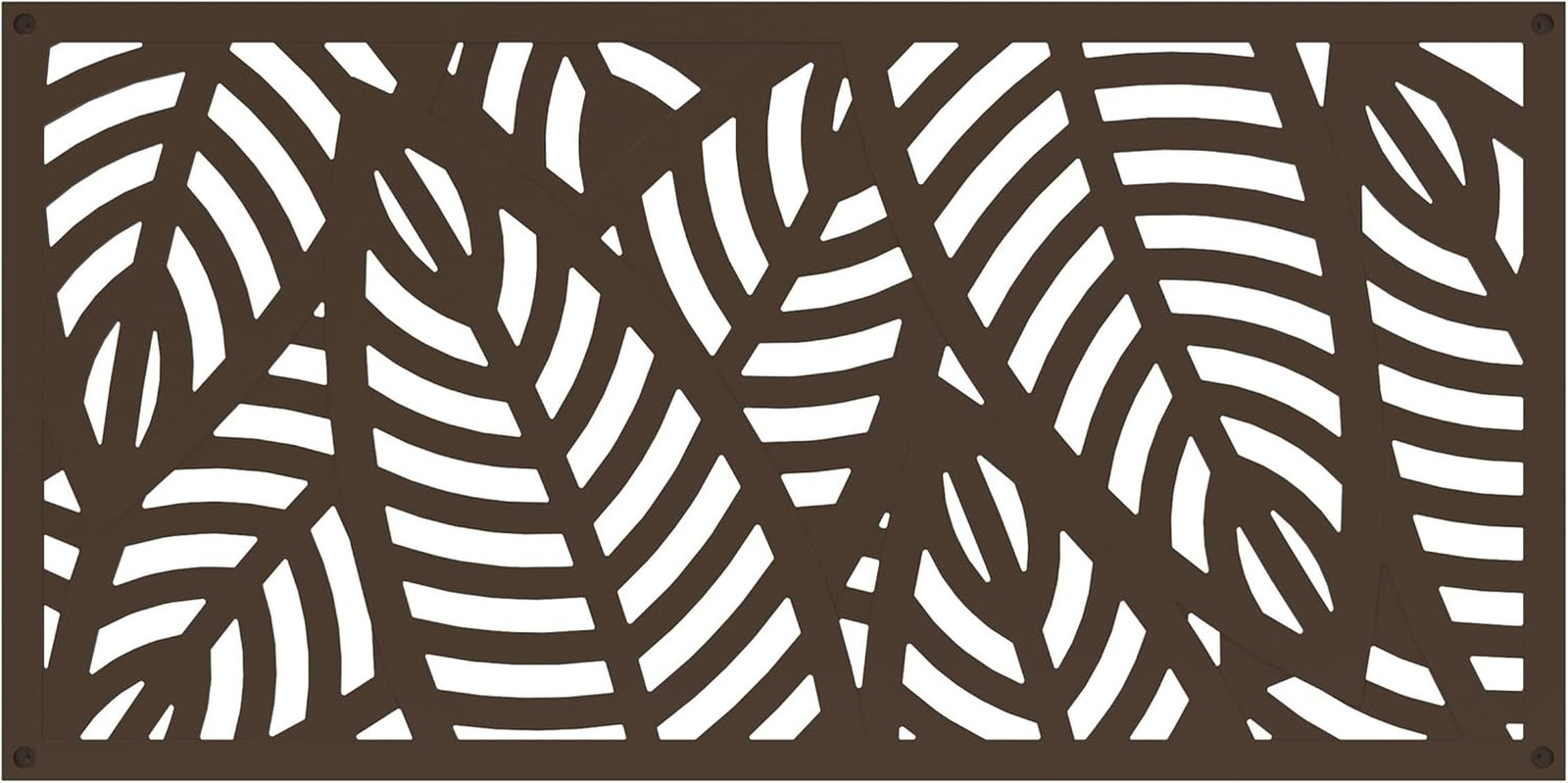 2’X4′ Sanibel Decorative Screen, Umber