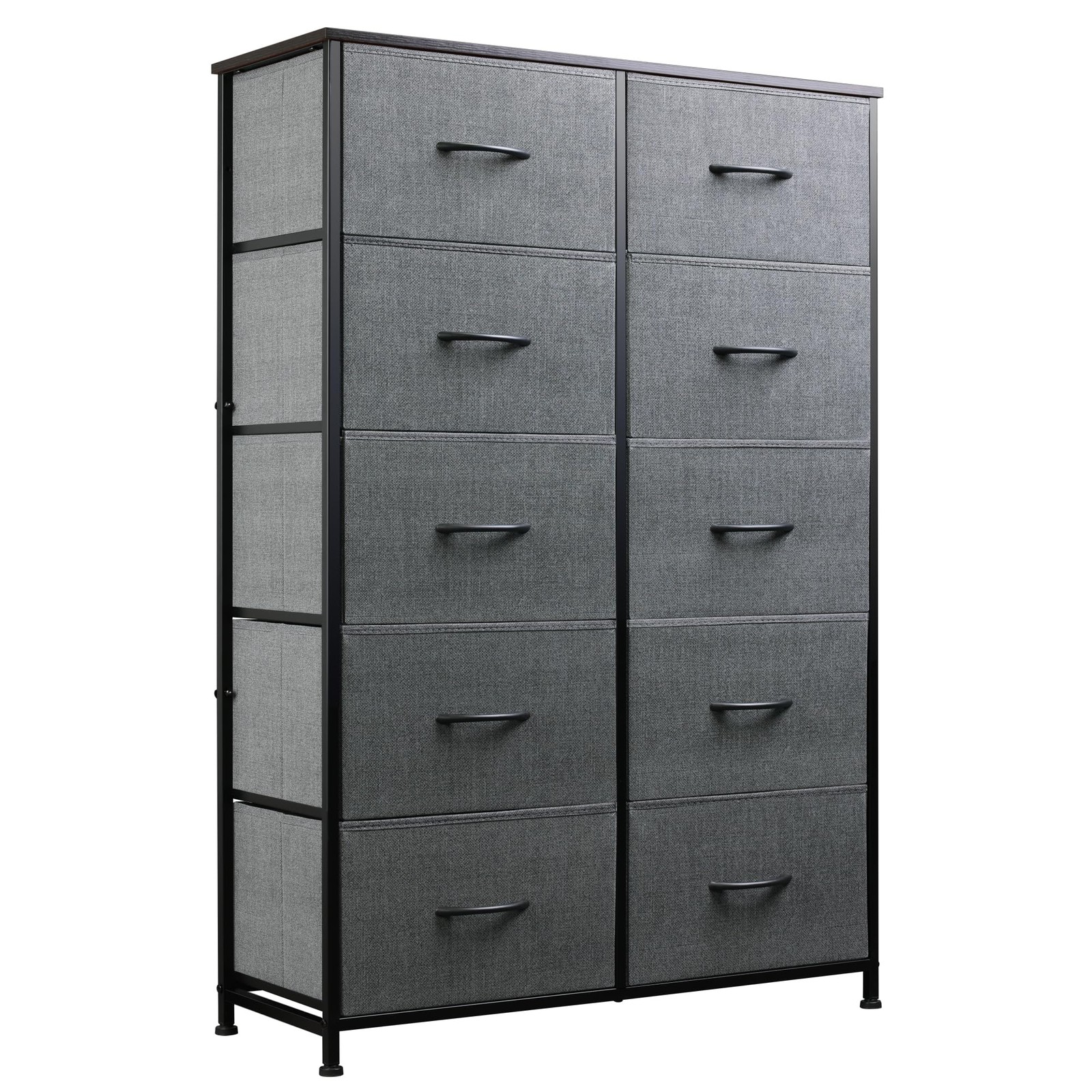 WLIVE Tall Dresser for Bedroom with 10 Drawers, Chest of Drawers, Dressers Bedro