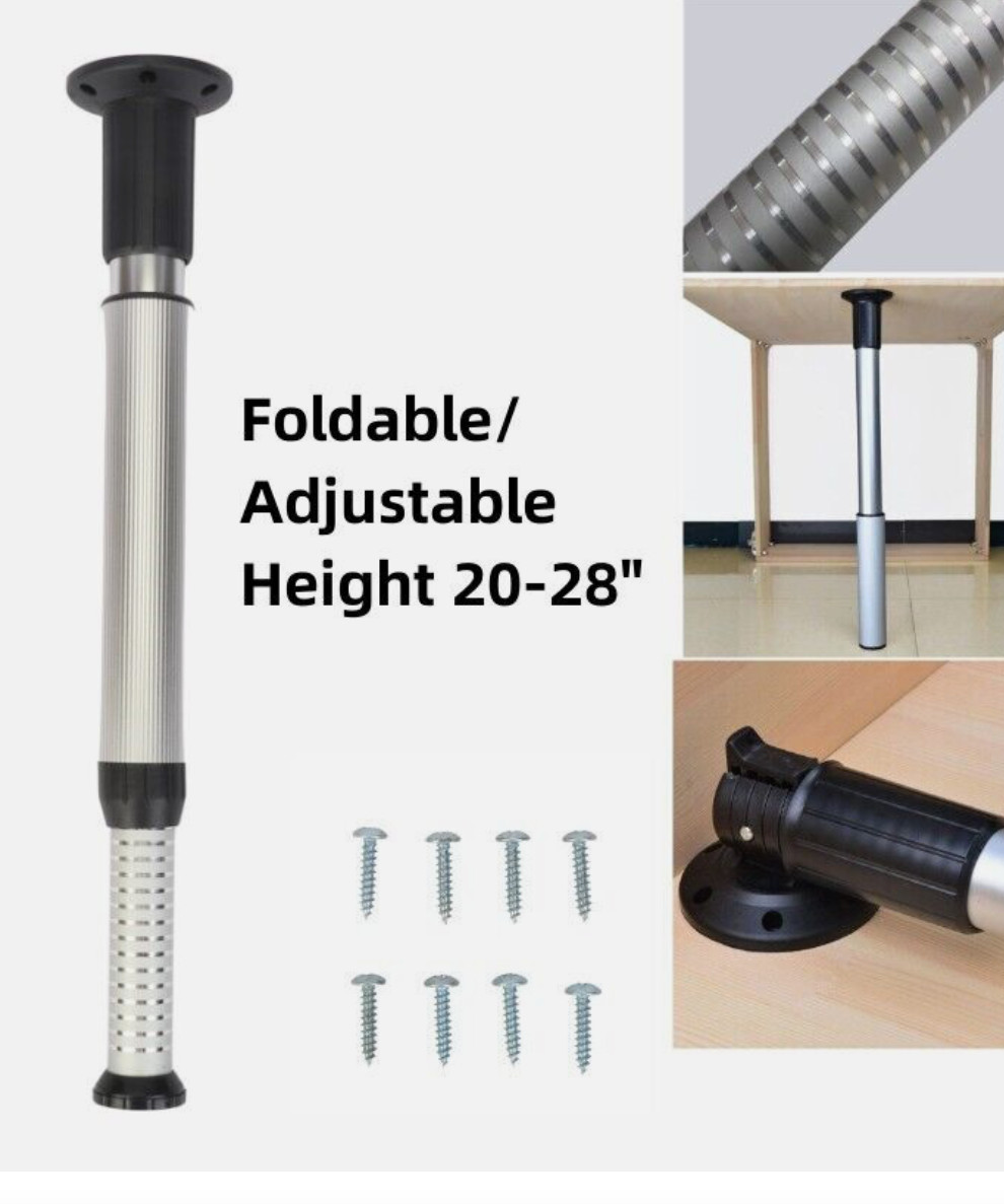 2 Pack Folding Table Legs Mounting Base For Marine Boat RV Caravan Motorhome