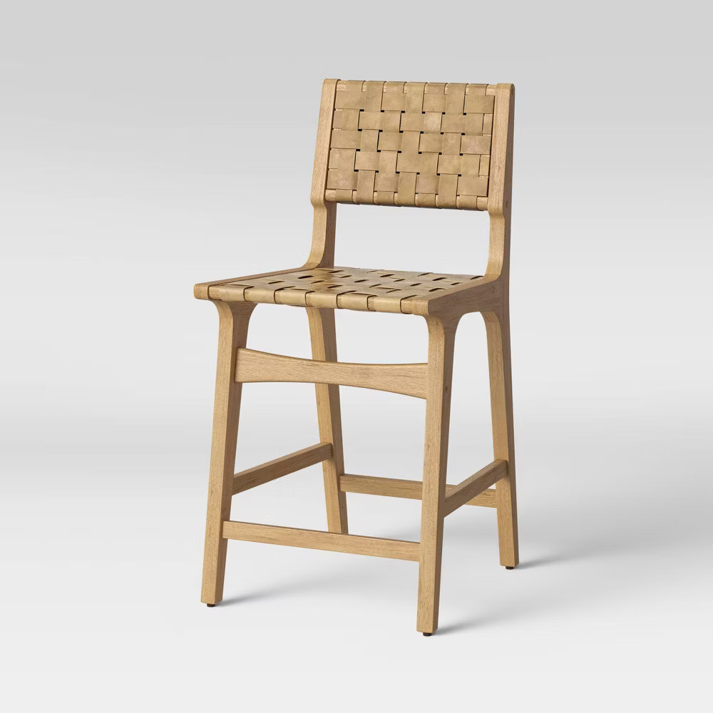 Ceylon Woven Counter Height Barstool Natural – Opalhouse