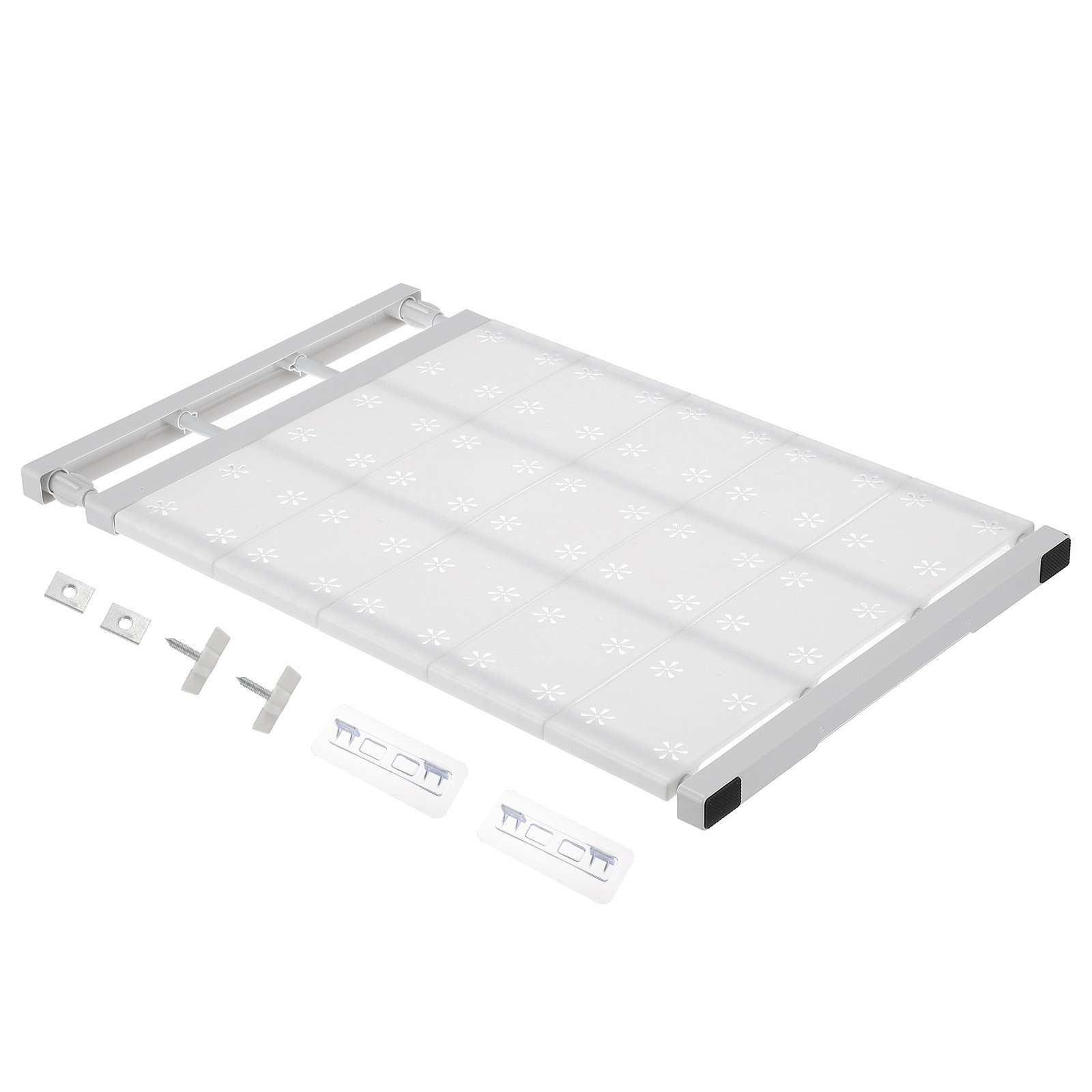 Expandable wardrobe shelf 28-49cm adjustable organizer 2.5x13cm