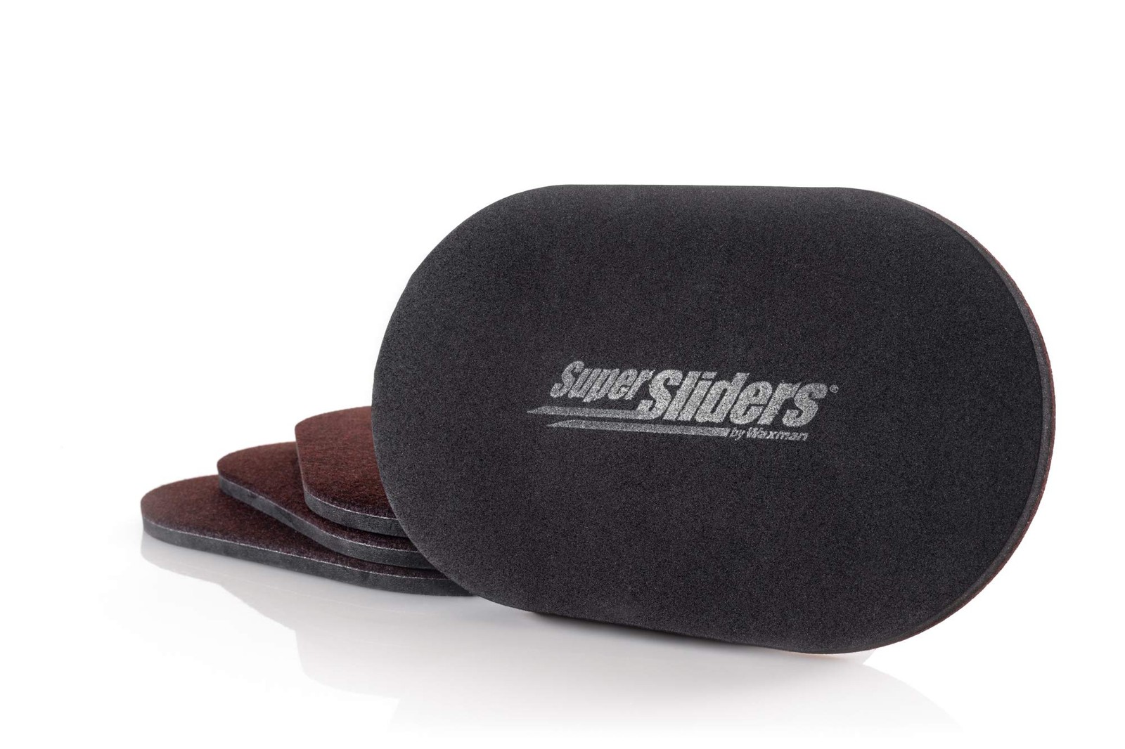 4 Pack 5.75×9.5 inch Oval Reusable Furniture Sliders for Hard Surfaces