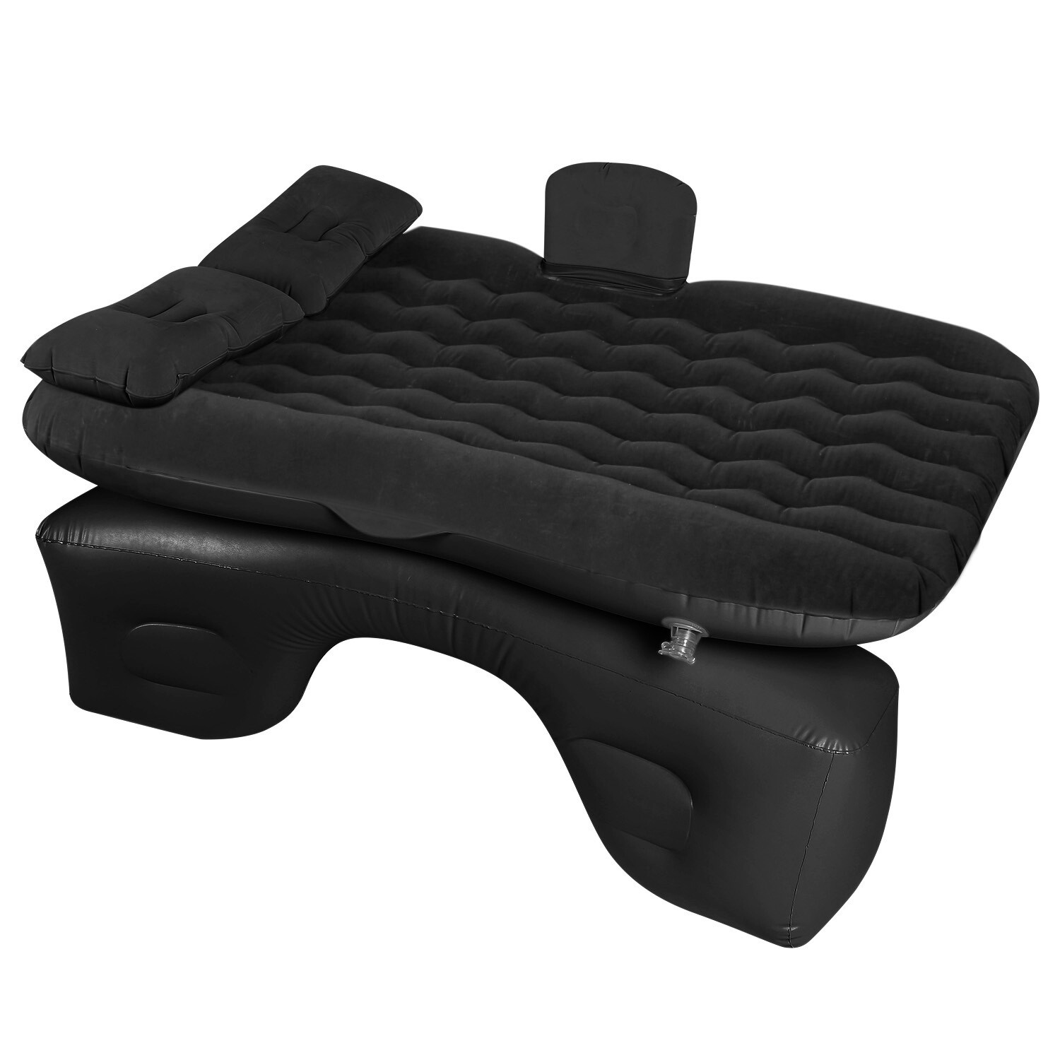 Inflatable Travel Car Air Mattress Back Seat Bed and Rest W/Pillows Pump and Bag