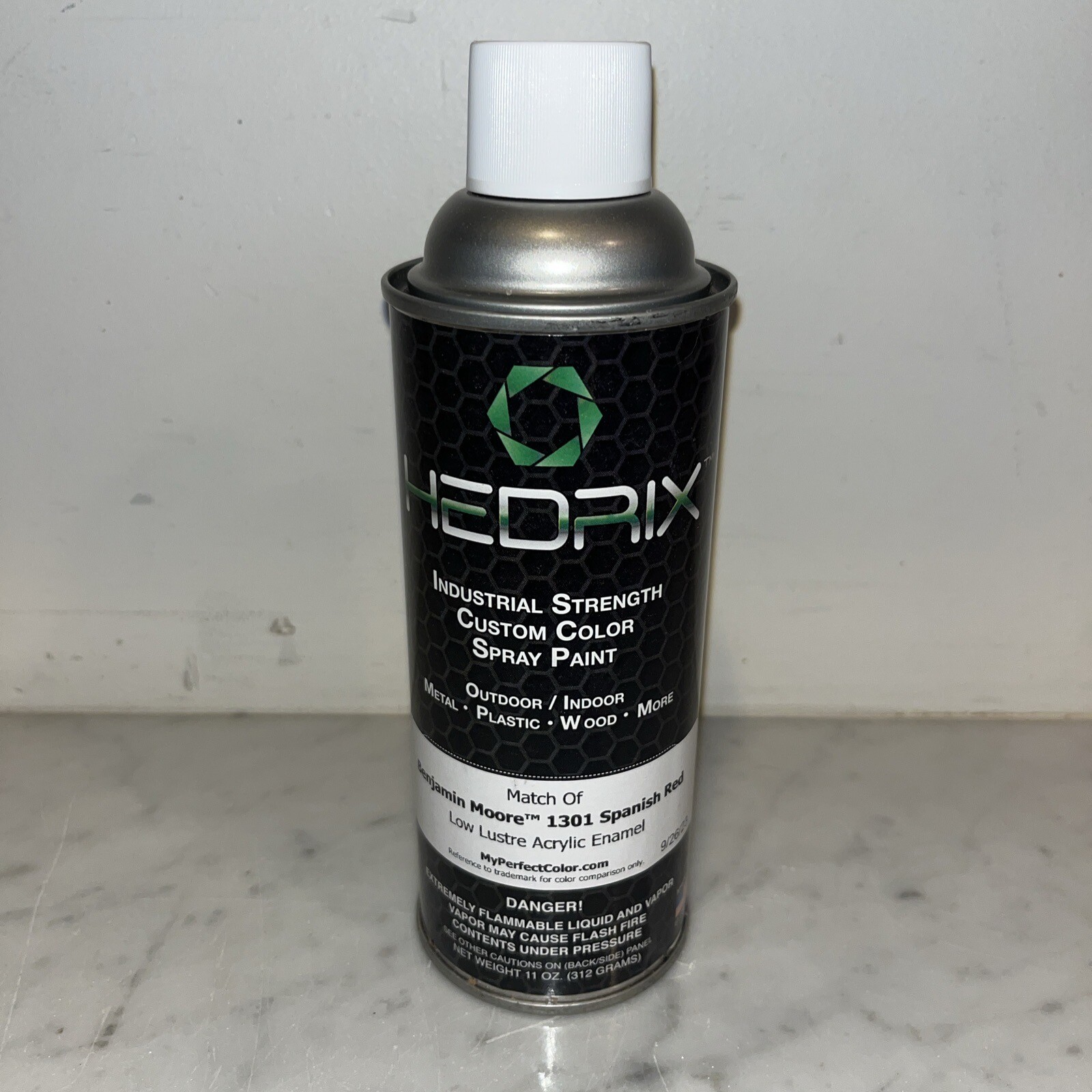 Benjamin Moore Spanish Red Spray Paint. Benjamin Moore 1301. Hendrix Spray Paint