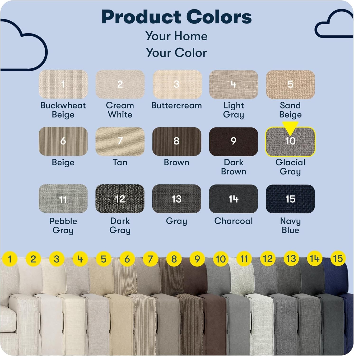Palisades 61″ Track Arm Sofa, Easy Care Polyester, Soft Pillow Back, Pocket Coil