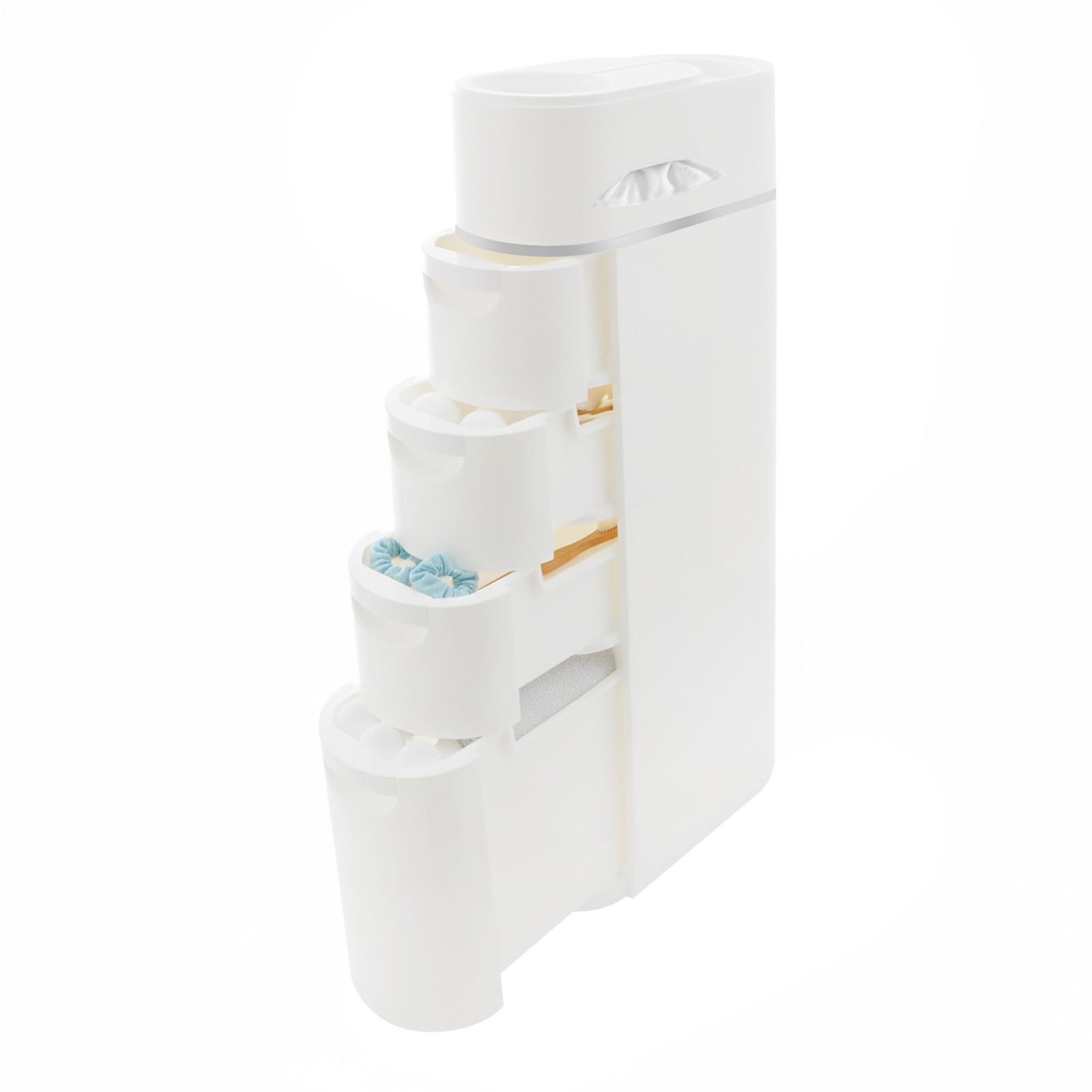 Bathroom Floor Cabinet,Narrow Slim Storage Cabinet,Free Standing Storage Cabinet