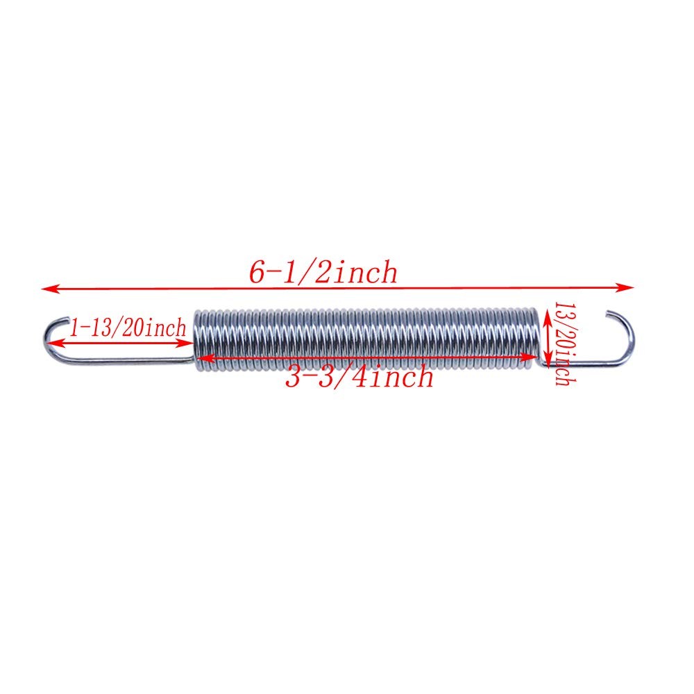 6-1/2 inch Replacement Recliner Sofa Chair Bed Tension Springs | Pack of 2 | Mec