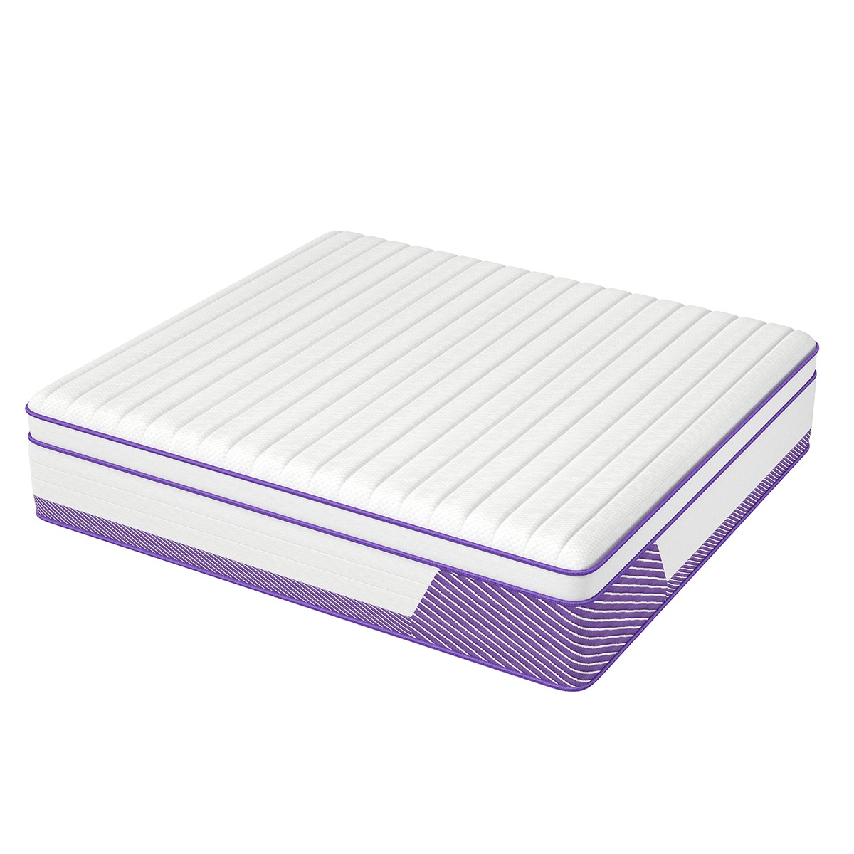 12″ King Size Hybrid Mattress in a Box Pocket Spring Gel Memory Foam Medium Firm