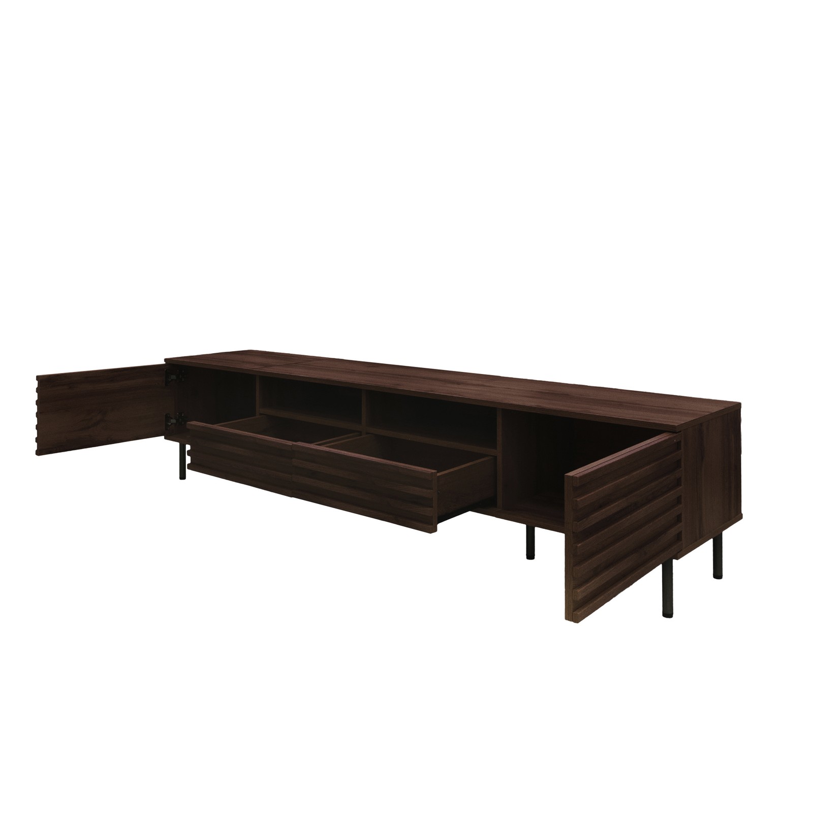 78″ Modern TV Stand for TVs up to 85″, Entertainment Center with Storage