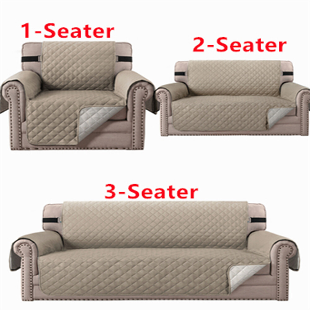 Quilted Sofa Cover Waterproof Furniture Pet Protector Throw Sofa Slip Covers New