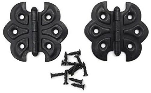 Oil Rubbed Bronze Plated Butterfly Hinge (1 Pair/Pack) Cabinet, Cupboard Door