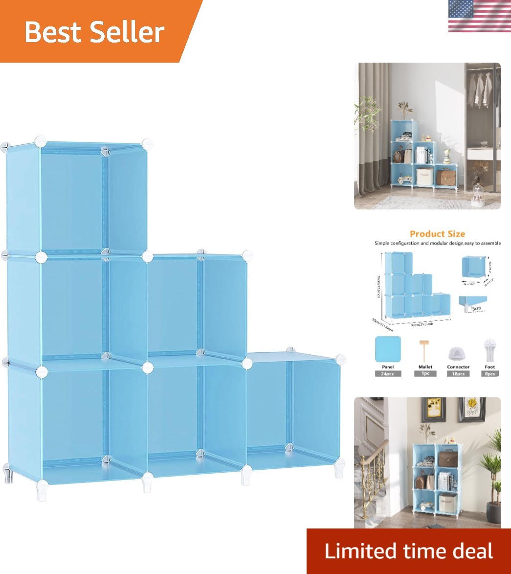 Multifunctional 6-Cube Storage Organizer – Lightweight and Adjustable Design