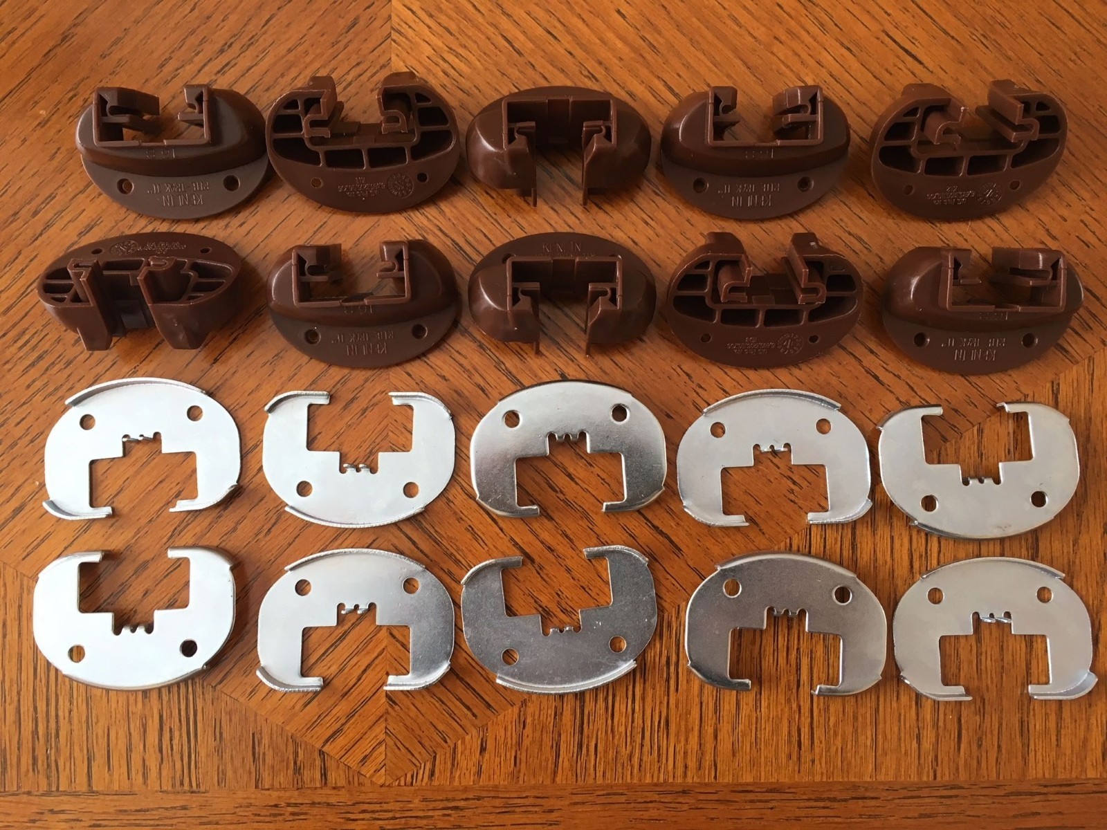 Set of 10 Kenlin Rite Trak II Drawer Guide Glide 168 Metal USPS tracking