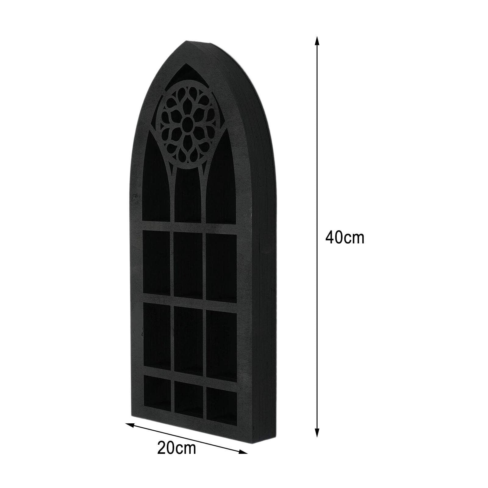 1 PC Wall Display Shelf Modern Church Window Design Gothic Room Decor