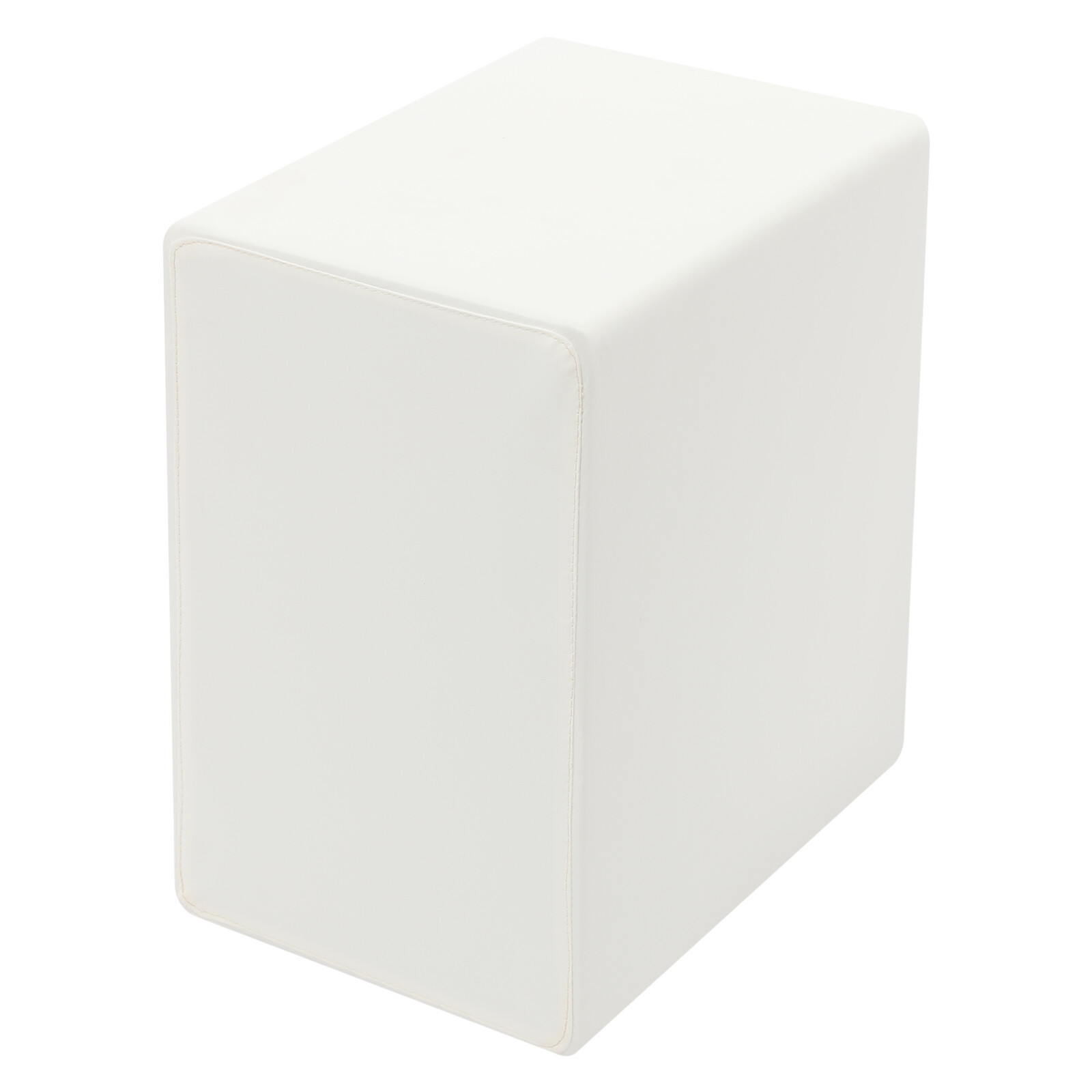 Bedside Table, White Bedside Table W/ 2 Drawers For Study, Bedroom, Living Room