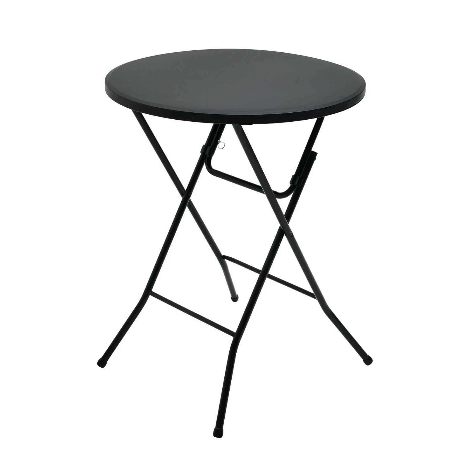 High Top Folding Bistro Table Cafe Round Outdoor Patio Cocktail Party Porch Side