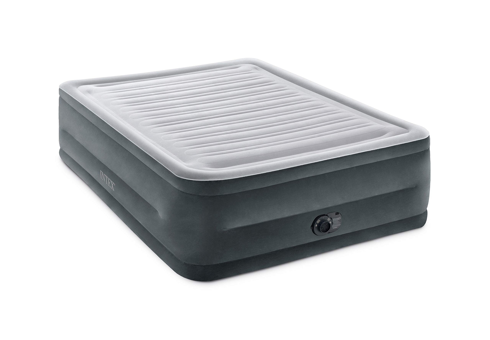 Intex Comfort Plush Elevated Dura-Beam Airbed with Internal Electric Pump, Be…