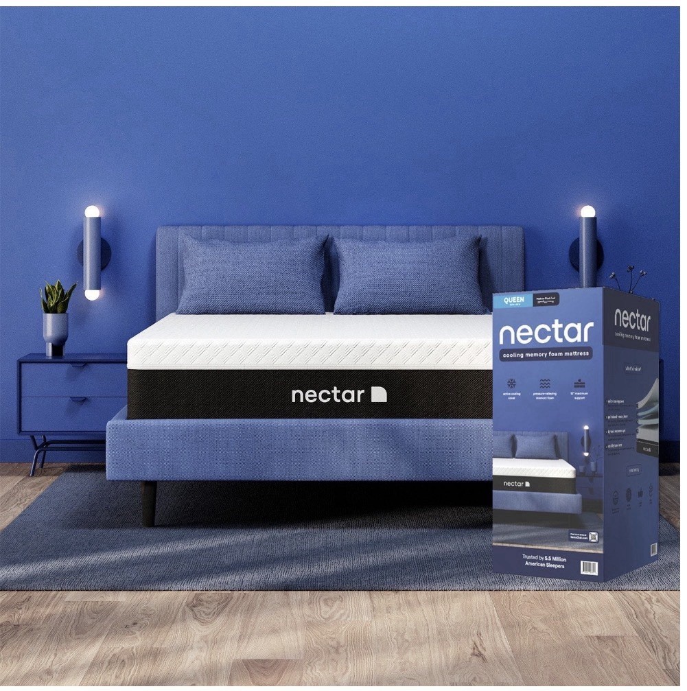 ⚡️Nectar 12″ Mattress Medium Plush Cooling Memory Foam (King)