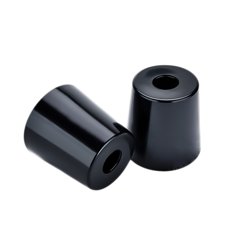 Black Rubber Pads Tile Floor Protectors With Washer for Table Chair Furniture