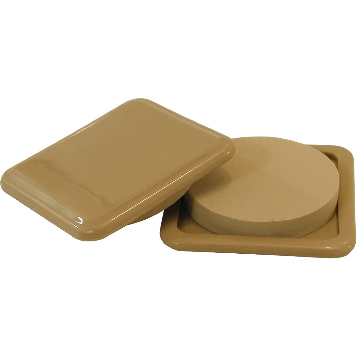 Do it 3 In. Square Almond Furniture Glide (4-Pack) 227641 SIM Supply, Inc.