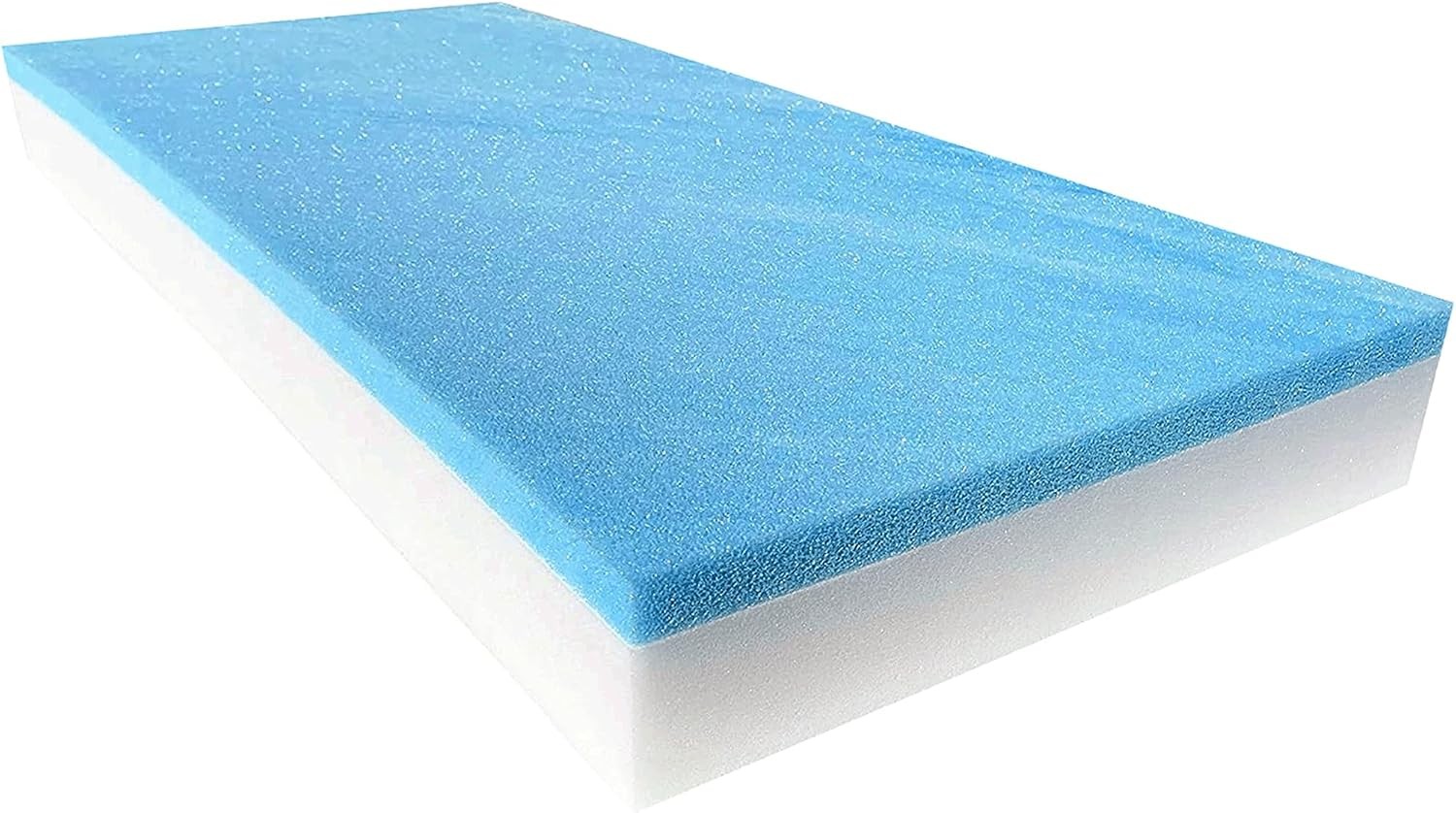 5″ x 32″ x 72″ Bunk Mattress, Gel Memory Foam on High Density White, RV Mattress