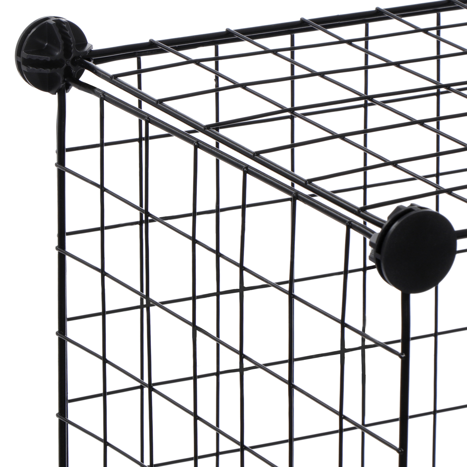 Wire Cube Storage 12-Cube Storage Organizer Metal DIY Modular Cabinet Bookshelf