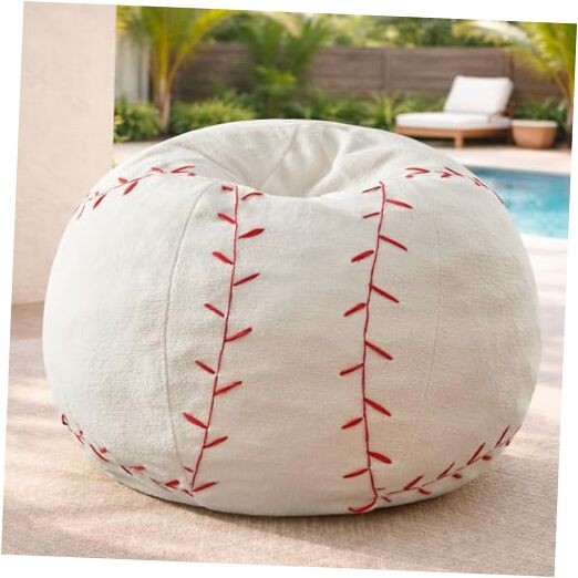 Sports Bean Bag Chair – Giant Bean Bag Chairs for Adults and 44 Inches Baseball